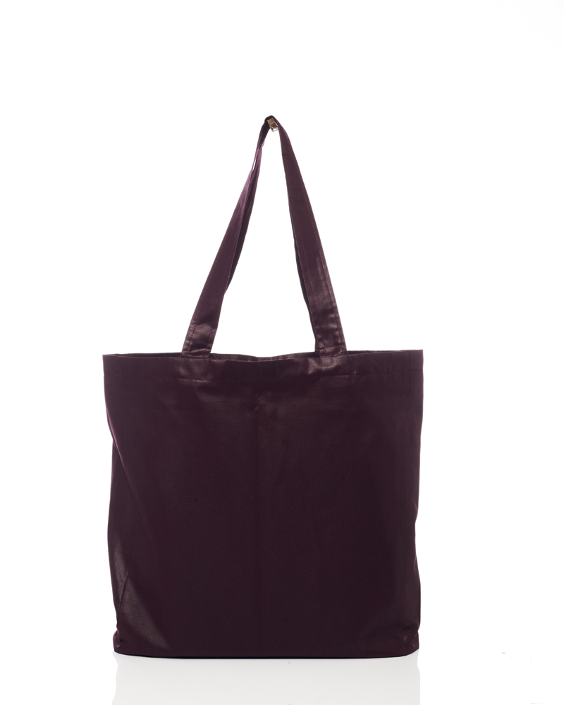 Allday Shiny Burgundy Tote Bag