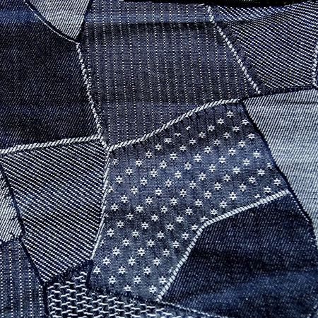 Denim patchwork